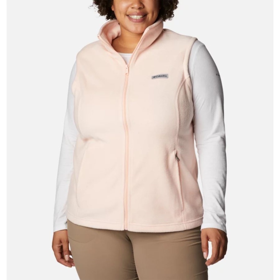 Columbia Benton Springs Weste Für Damen In Übergröße Pfirsichblüte