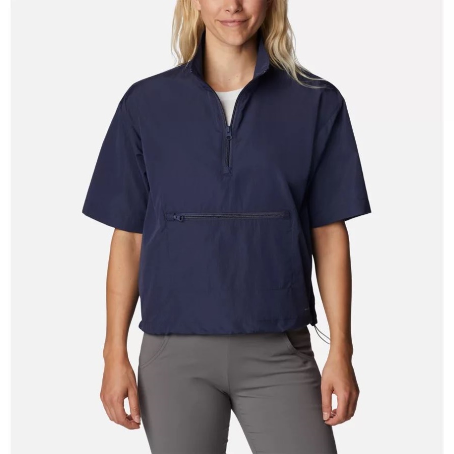 Columbia Damen-Boundless-Trek-Pullover Mit Halbem Reißverschluss Nachtaktiv