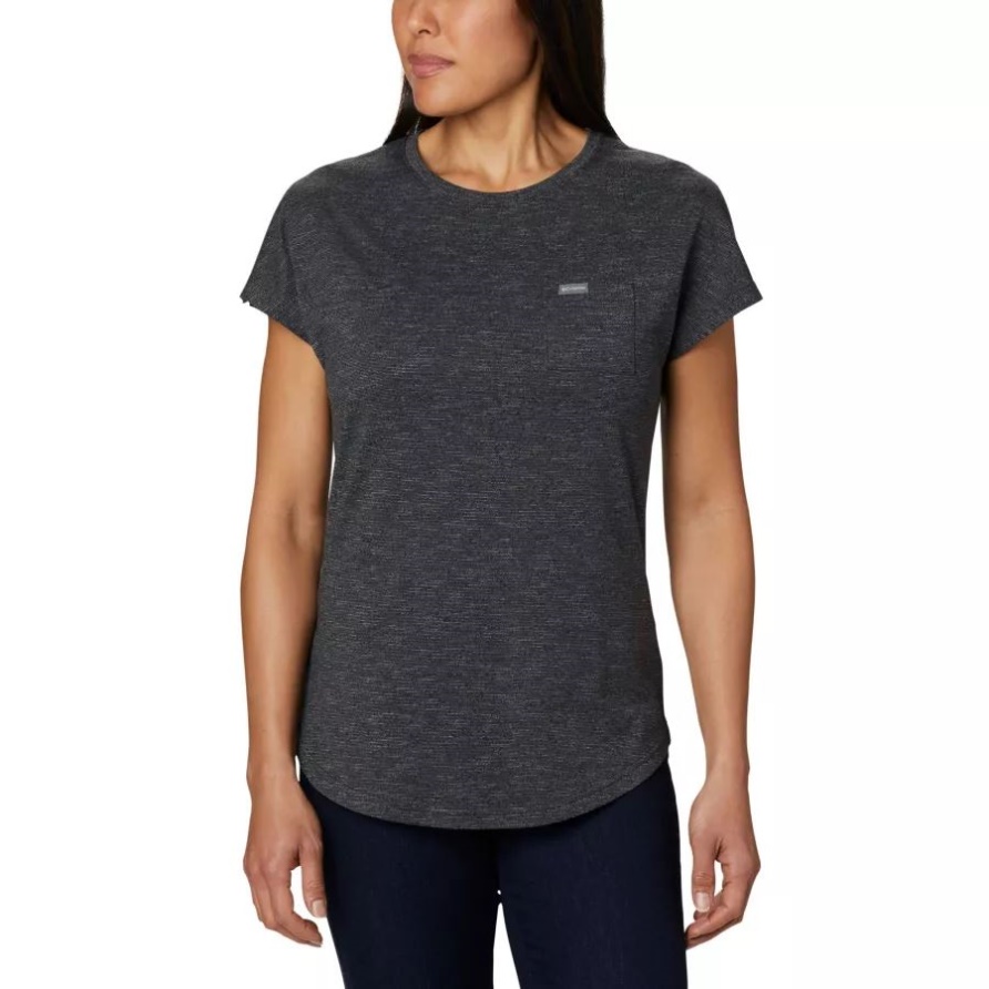 Columbia Cades Cape T-Shirt Für Damen Schwarz