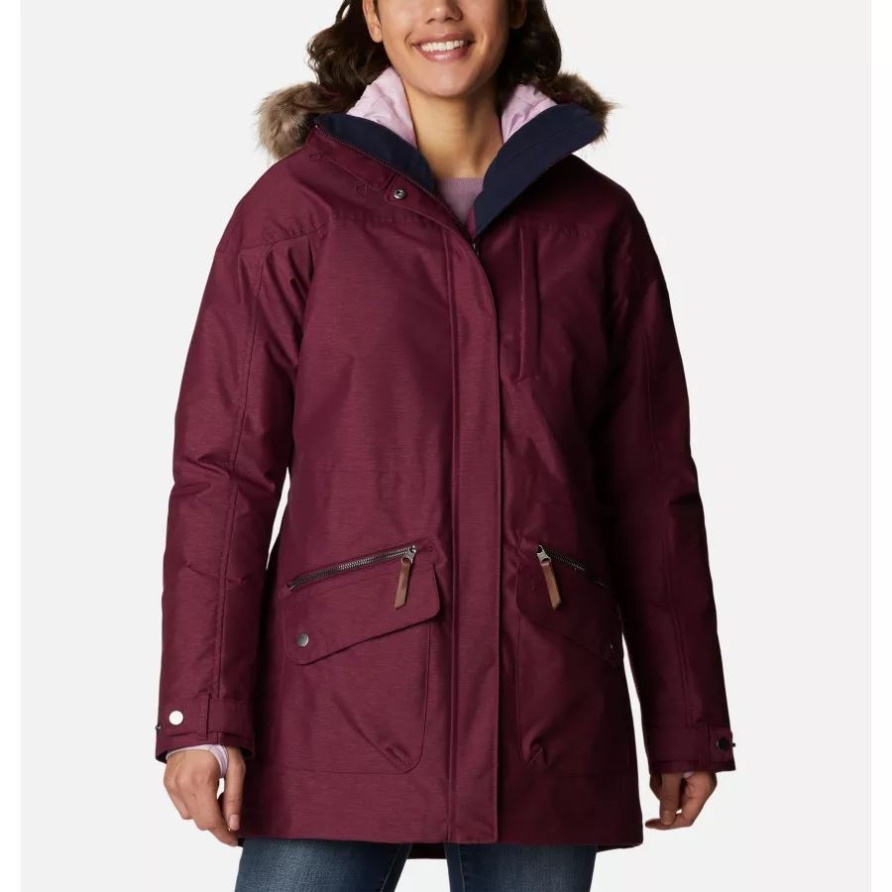 Columbia Carson Pass 3-in-1 Wasserdichte Jacke Für Damen Marionberry