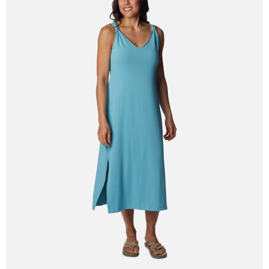 Columbia Chill River Maxikleid Für Damen Sea Wave