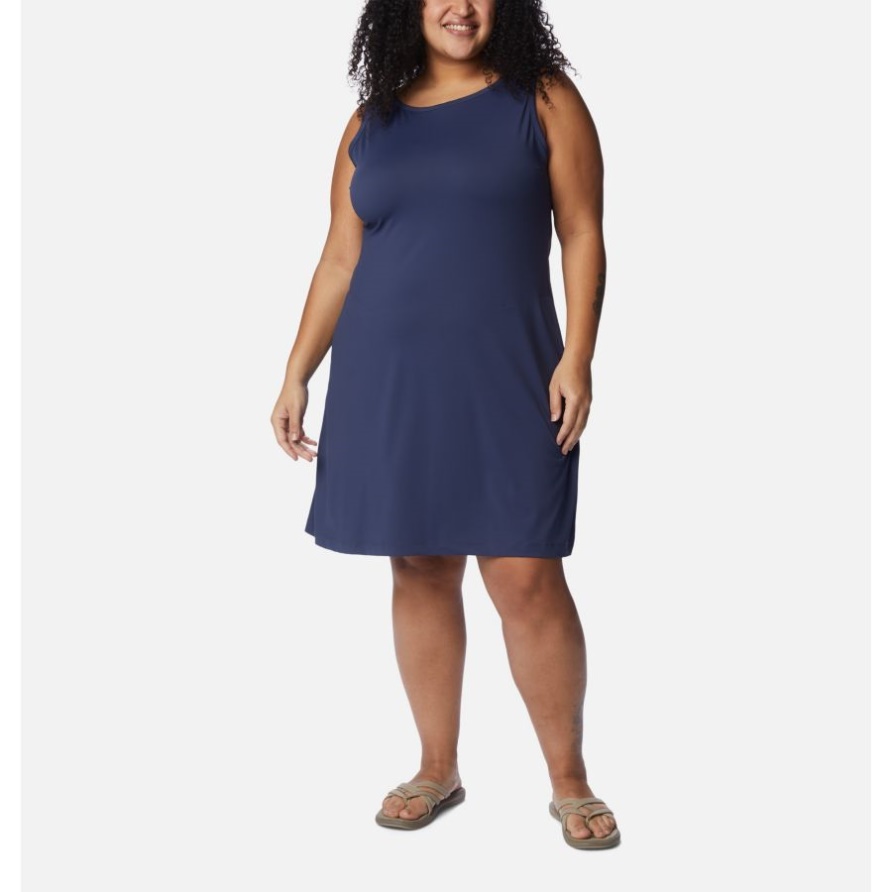 Columbia Kleid Mit Chill-River-Print Für Damen In Übergröße Nachtaktiv