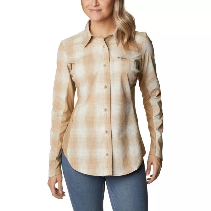 Columbia Damen Claudia Ridge Langarmshirt Beach Soft Ombre
