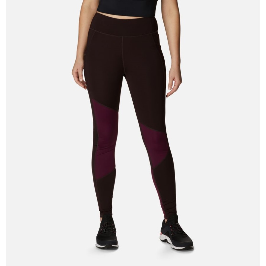 Columbia Columbia Lodge Colorblock Damenstrumpfhose Neu Cinder/marionberry