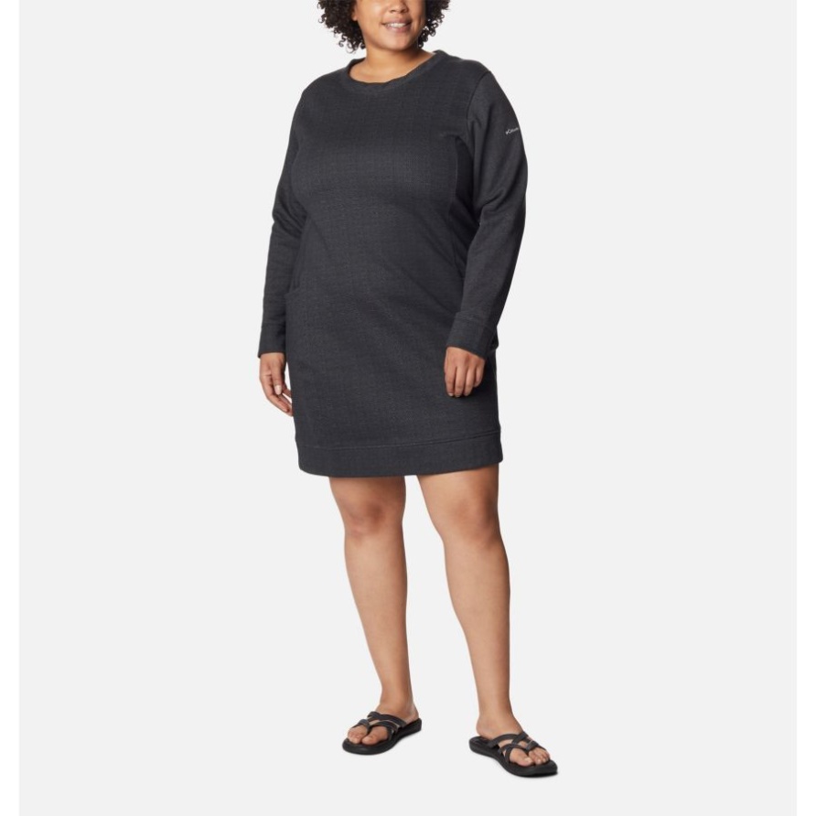 Columbia Columbia Lodge Kleid Für Damen In Übergröße Mit Schwarzem Fischgrätenmuster