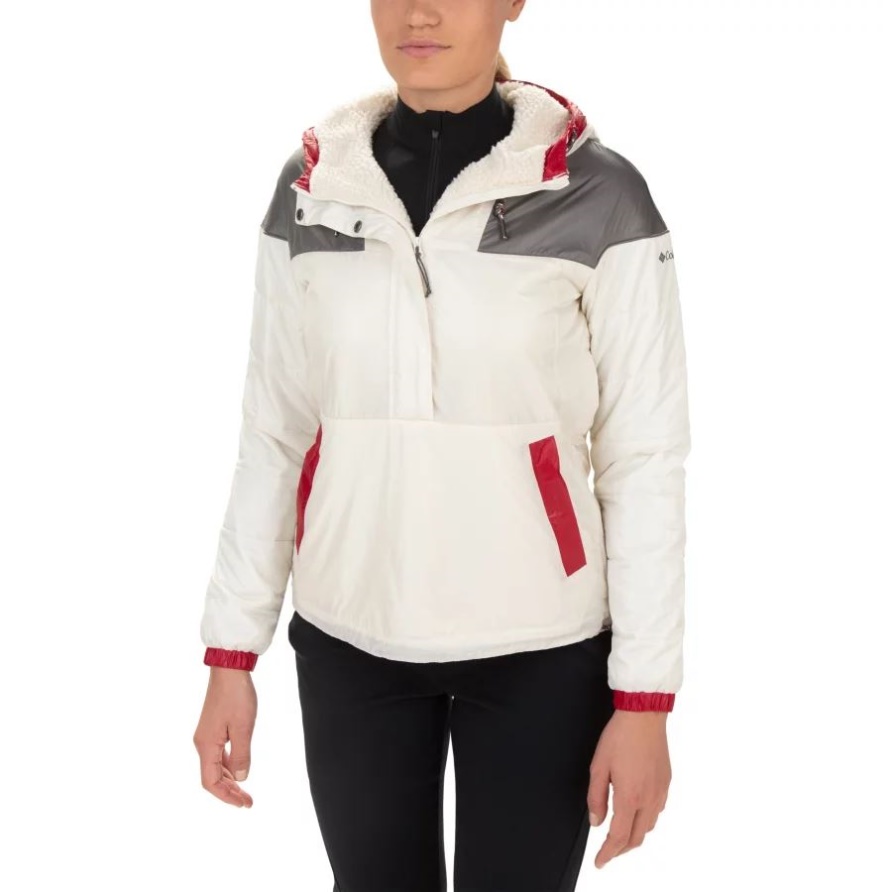 Columbia Columbia Lodge Pulloverjacke Für Damen Kreide/Stadtgrau