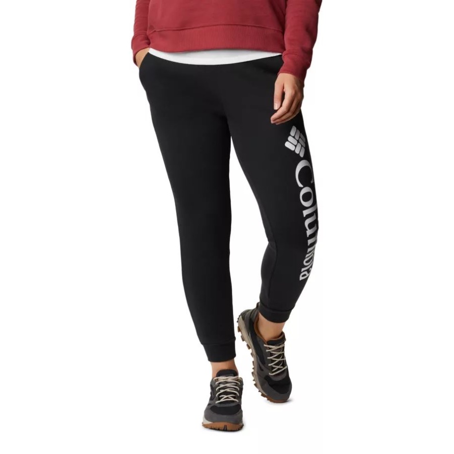 Columbia Columbia Fleece-Jogginghose Mit Logo Für Damen, Schwarz