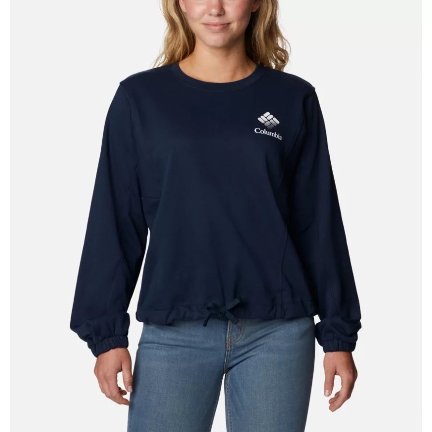 Columbia Damen-Columbia-Trek-Seasonal-Frottee-Crew-College-College-Navy/Weiß-CSC-Stapellogo