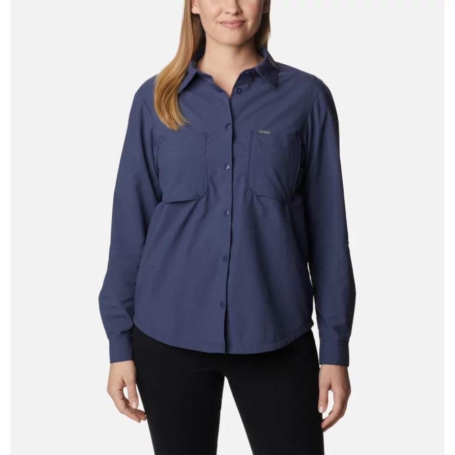 Columbia Damen Coral Ridge Langarmshirt Nachtaktiv