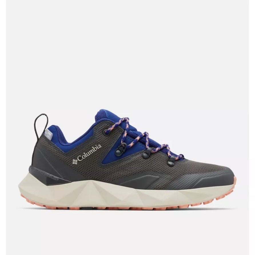 Columbia Facet 60 Low Outdry Wasserdichter Wanderschuh Für Damen Dunkelgrau/dark Sapphire