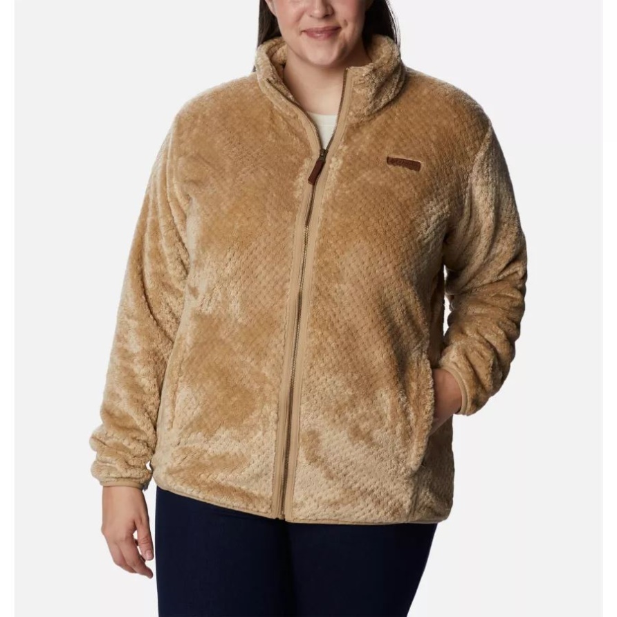 Columbia Fire Side II Plüsch-Fleece Mit Durchgehendem Reißverschluss Für Damen In Übergröße