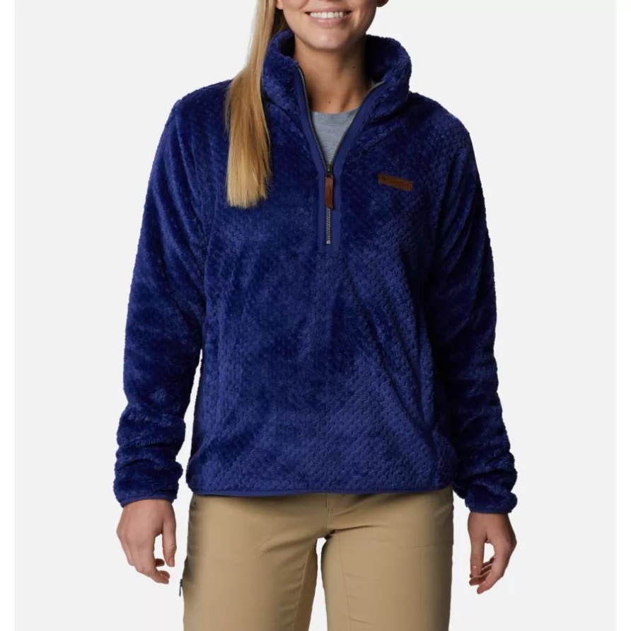 Columbia Sherpa-Fleece Mit Seitlichem Viertelreißverschluss Für Damen, Dunkler Saphir