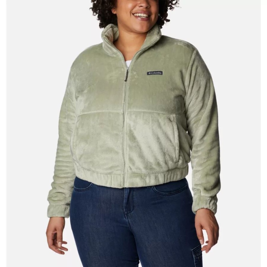 Columbia Fireside Jacke Mit Durchgehendem Reißverschluss Für Damen Plus Größe Safari