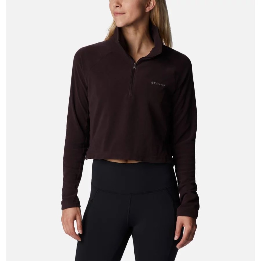 Columbia Glacial Ii Lässiger Kurz Geschnittener Fleece Für Frauen New Cinder