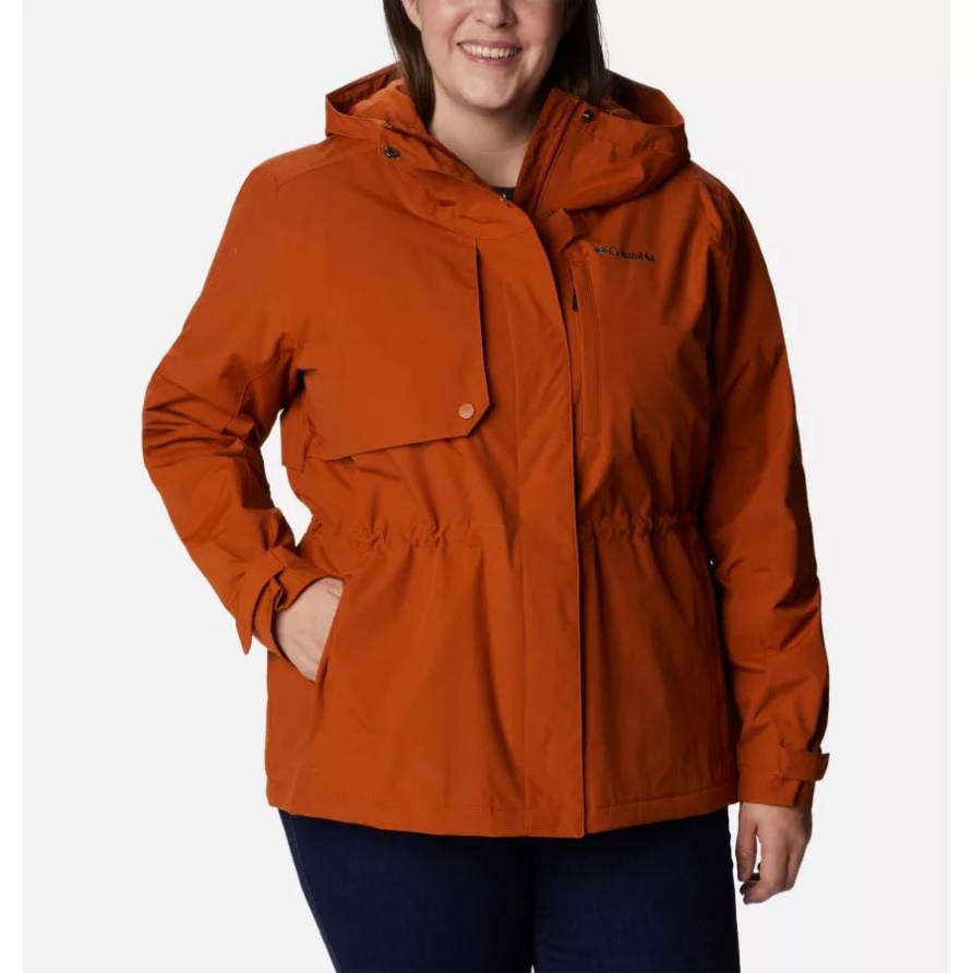 Columbia Hadley Trail Jacke Für Damen Plus Größe Warmes Kupfer