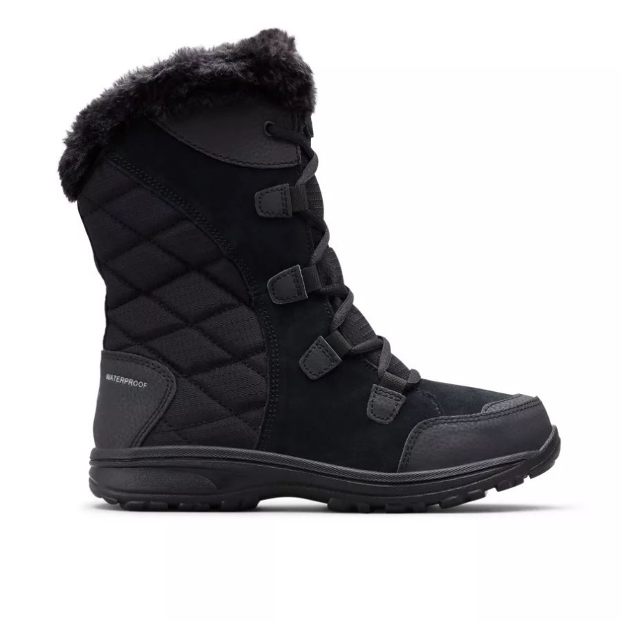 Columbia Ice Maiden Ii Damenstiefel Breit Schwarz/kolumbiengrau