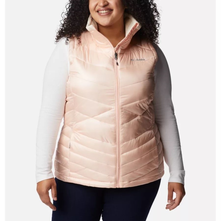 Columbia Joy Peak Omni-Heat Infinity Isolierweste Für Damen In Übergröße Pfirsichblüte