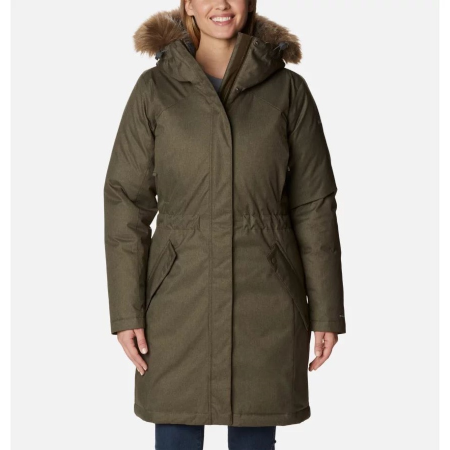 Columbia Damen-Juniper Ridge Omni-Heat Infinity Daunenparka Olivgrün