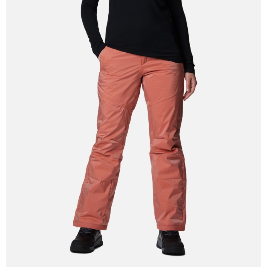 Columbia Kick Turner Isolierte Skihose Für Damen, Dunkler Korallenroter Glanz