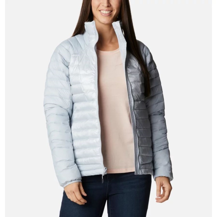 Columbia Labyrinth Loop Synthetische Daunenjacke Für Damen Cirrus Grau