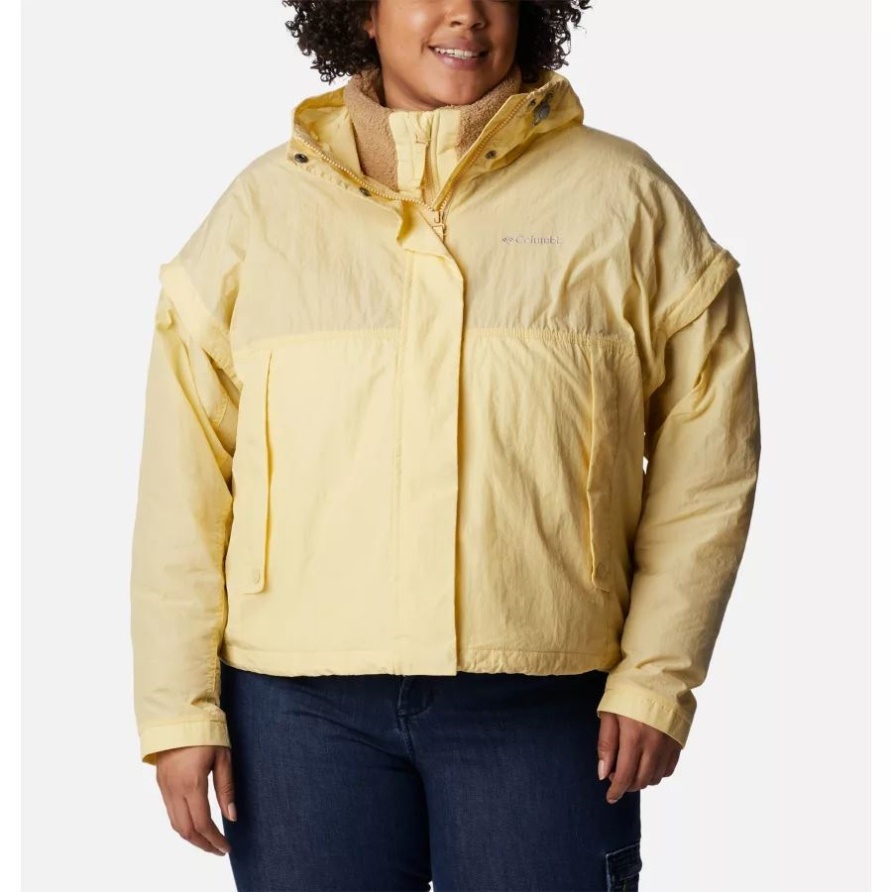 Columbia Damen Laurelwoods Interchange Jacke Plus Größe Cornstalk