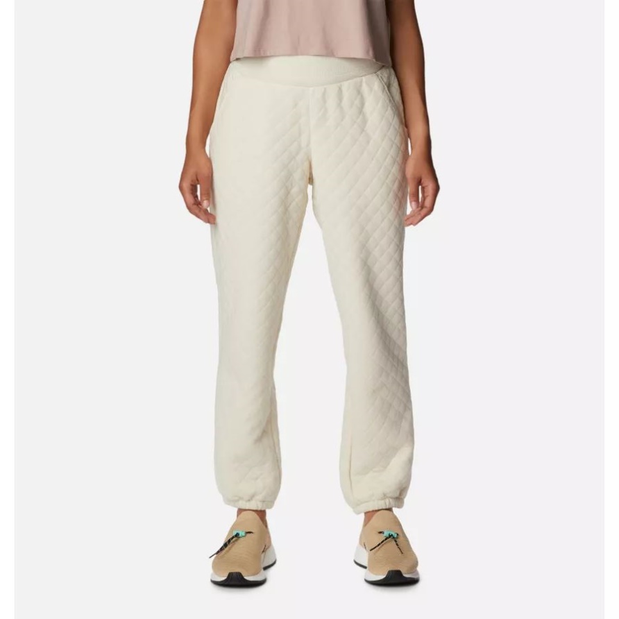 Columbia Lodge Quilted Joggerhose Für Damen Kreide