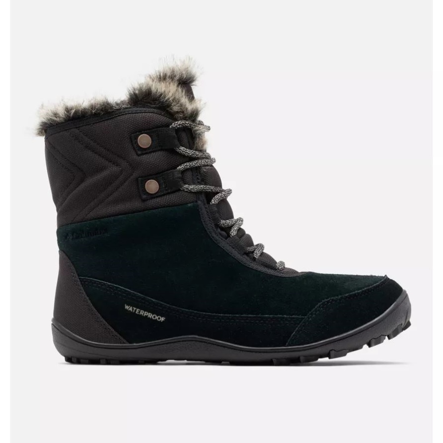 Columbia Damen Minx Shorty Lederstiefel Schwarz/kettle