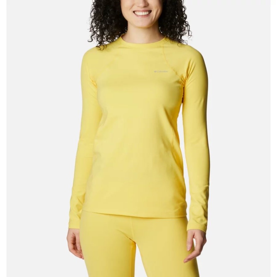 Columbia Omni-Heat Midweight Baselayer Crew Sun Glow Für Damen