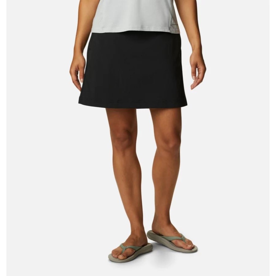 Columbia Damen Skort Für Unterwegs Schwarz