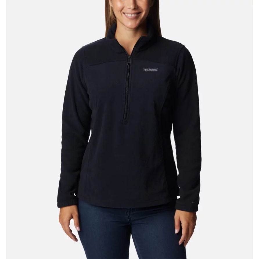 Columbia Overknee Trail Pullover Mit Halbem Reißverschluss Für Damen Schwarz