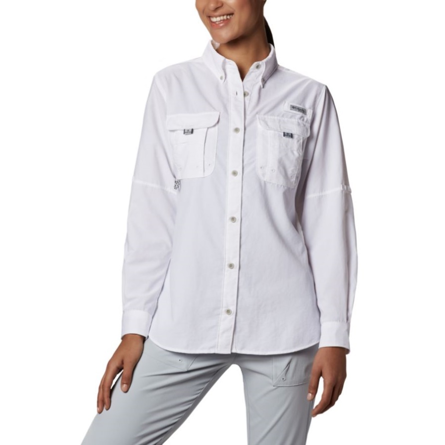Columbia Frauen Pfg Bahama Langarmshirt Weiß