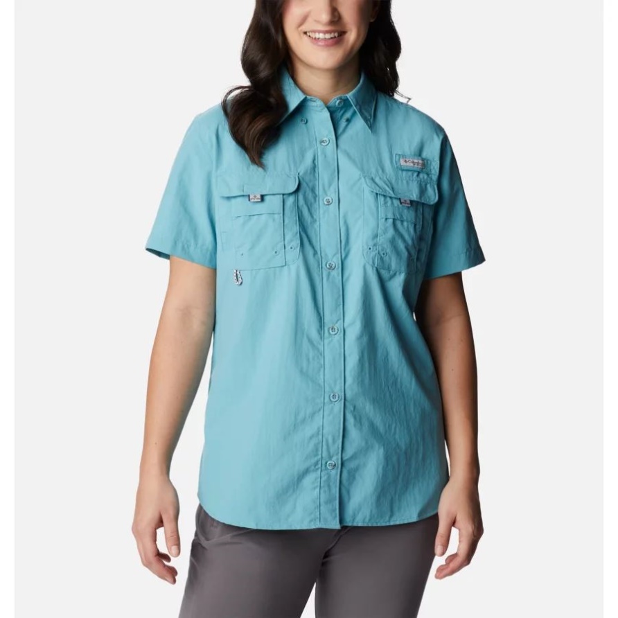 Columbia Frauen Pfg Bahama Kurzarmshirt Sea Wave