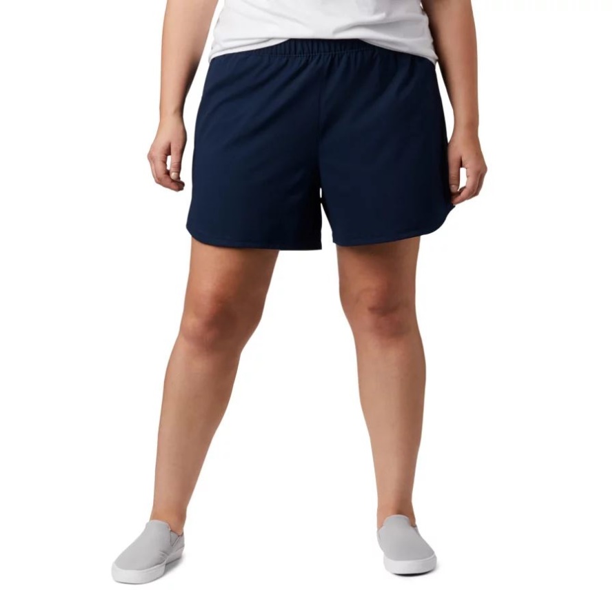 Columbia Frauen Pfg Tamiami Pull-on Shorts Plus Größe Collegiate Navy