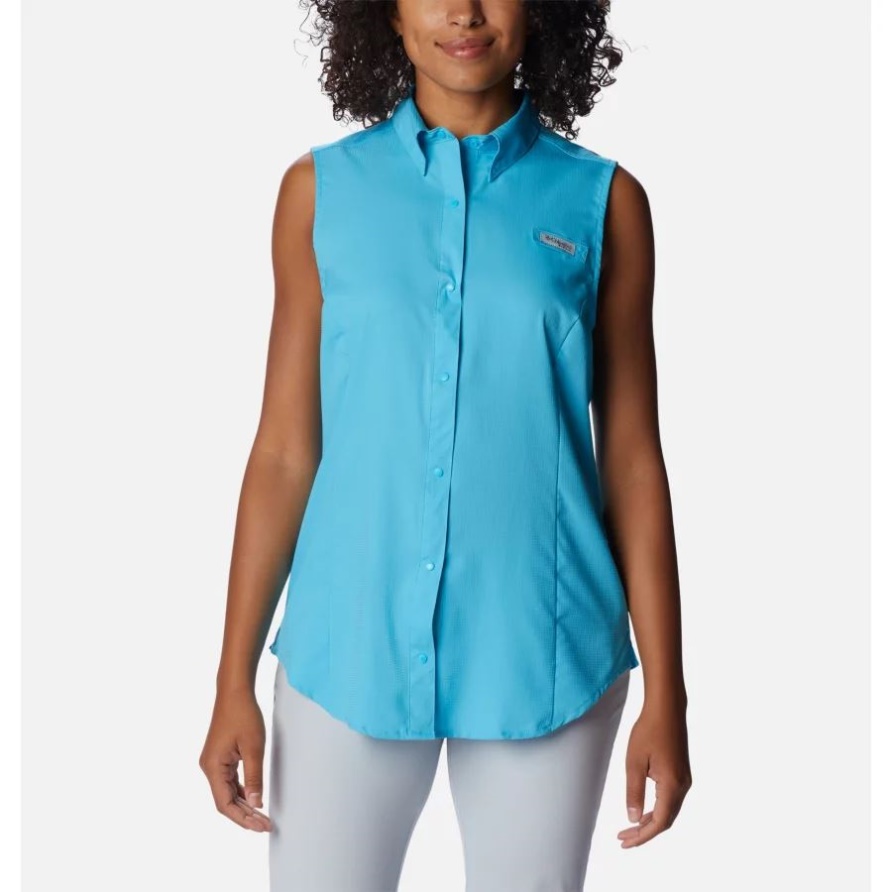 Columbia Frauen Pfg Tamiami ärmelloses Shirt Atoll