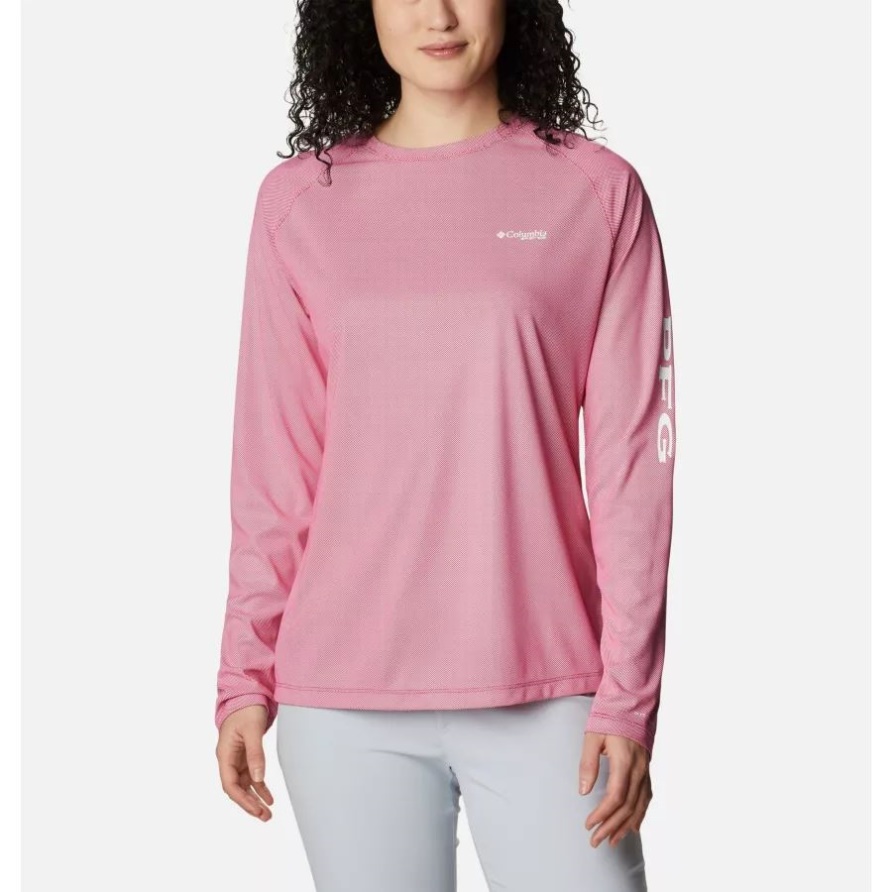 Columbia Frauen Pfg Tidal Deflektor Langarmshirt Kaktusrosa