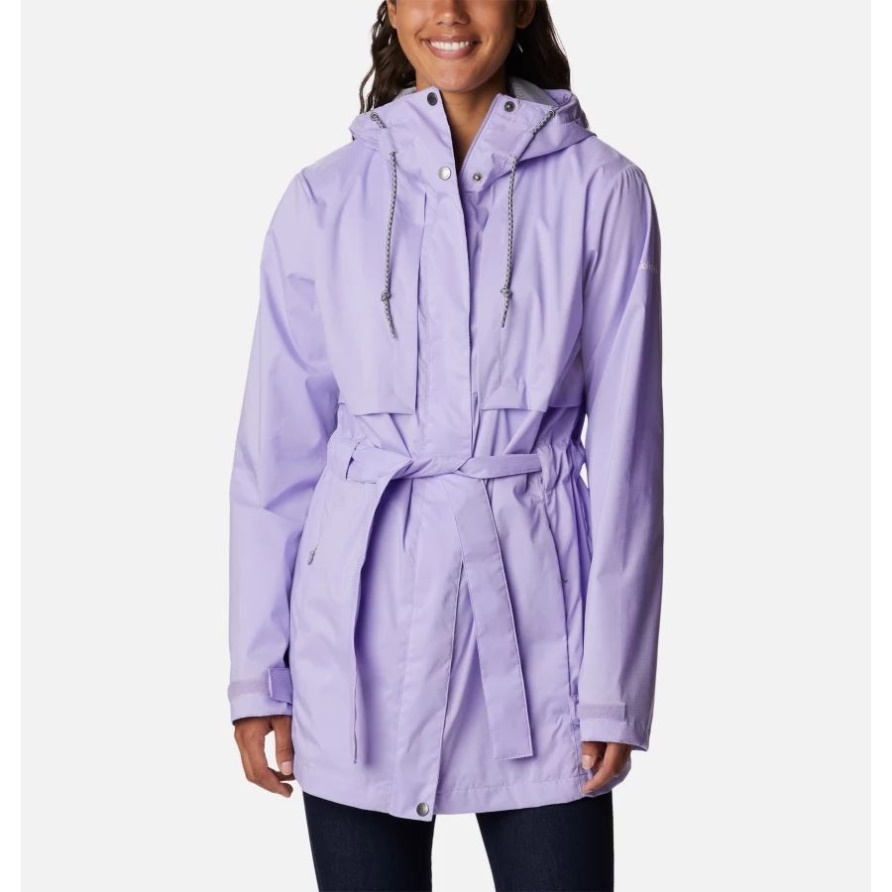 Columbia Pardon My Trench Regenjacke Für Damen In Frosted Purple