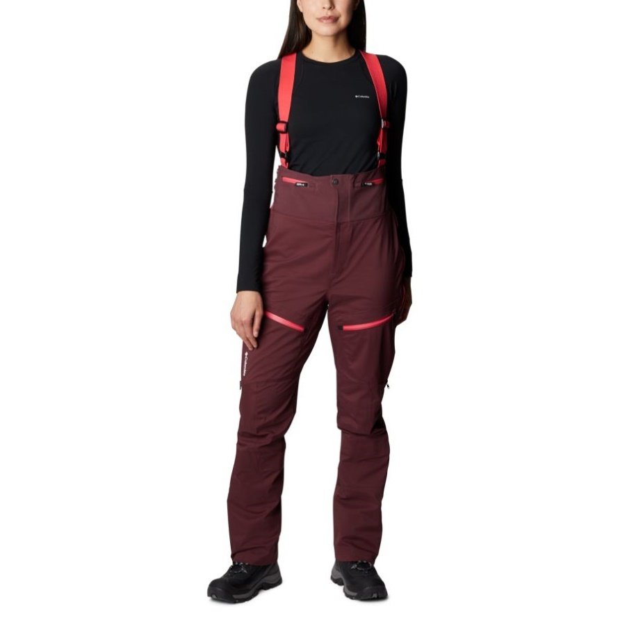 Columbia Damen Peak Pursuit Latzhose Malbec