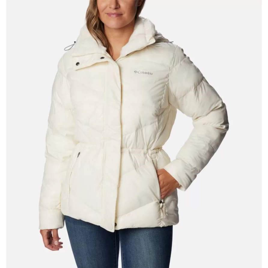 Columbia Damen-peak To Park Ii Isolierte Kapuzenjacke Chalk Gunmetal