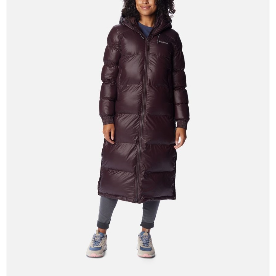 Columbia Pike Lake Isolierte Lange Pufferjacke Mit Kapuze Für Damen New Cinder