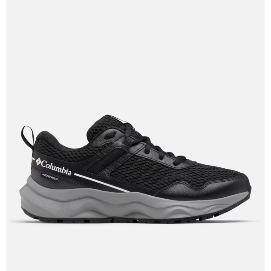 Columbia Plateau Wasserdichter Damenschuh Schwarz/weiß