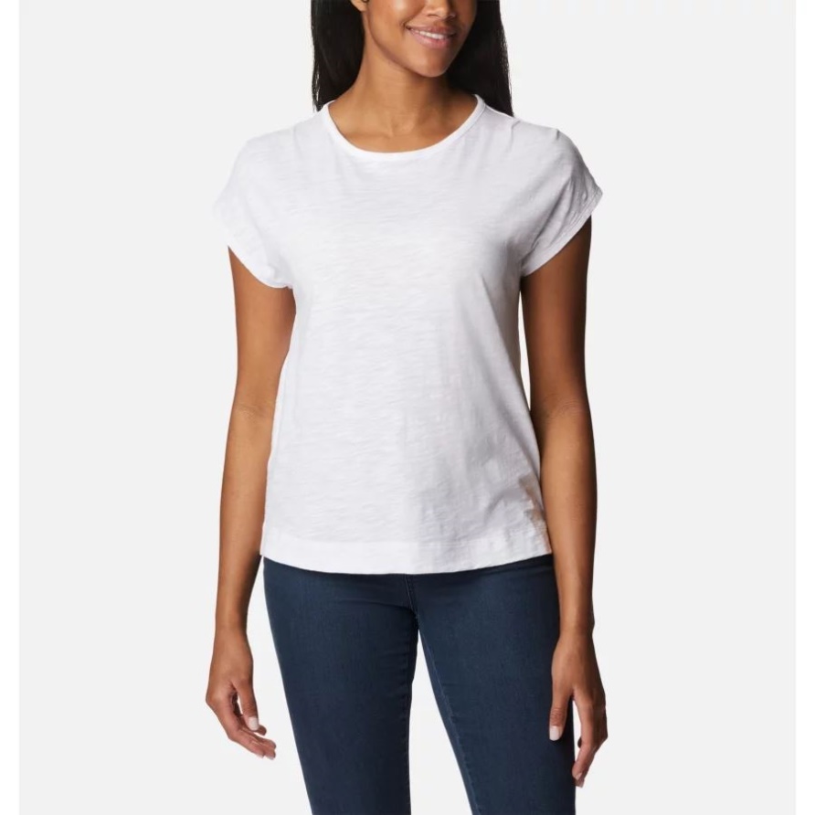 Point Loma-T-Shirt Der Kolumbien-Frauen Weiß