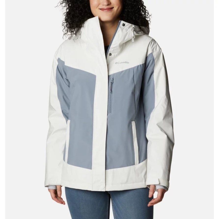 Columbia Point Park Isolierte Damenjacke White Shine/tradewinds Grey