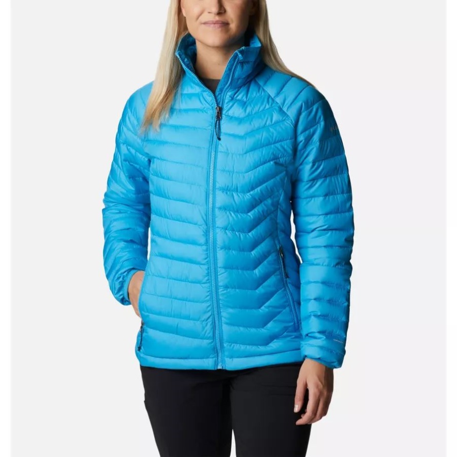 Columbia Powder Lite Jacke Für Damen Blue Chill