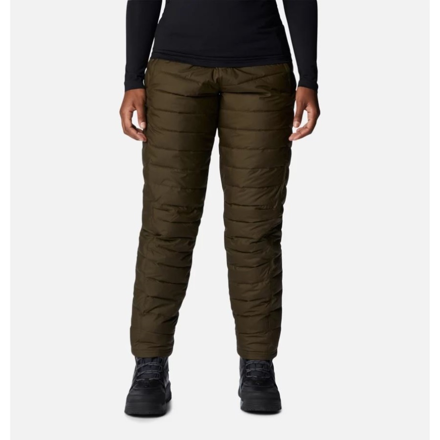Columbia Damenpuderhose Olivgrün/schwarz