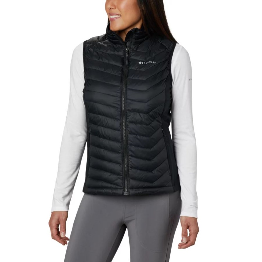 Columbia Powder Pass Weste Für Damen Schwarz