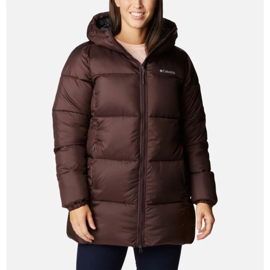 Columbia Damen-Pufferjacke Mit Mittlerer Puffect-Kapuze New Cinder