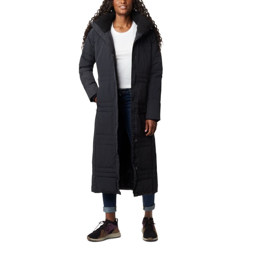 Columbia Damen Ruby ​​falls Daunenjacke Schwarz Mit Kapuze
