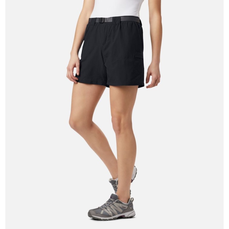 Columbia Sandy River Cargo-Shorts Für Damen, Schwarz