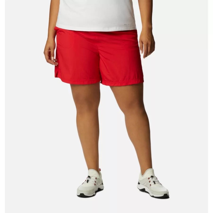 Columbia Sandy River Shorts Für Damen In Übergröße Red Lilly