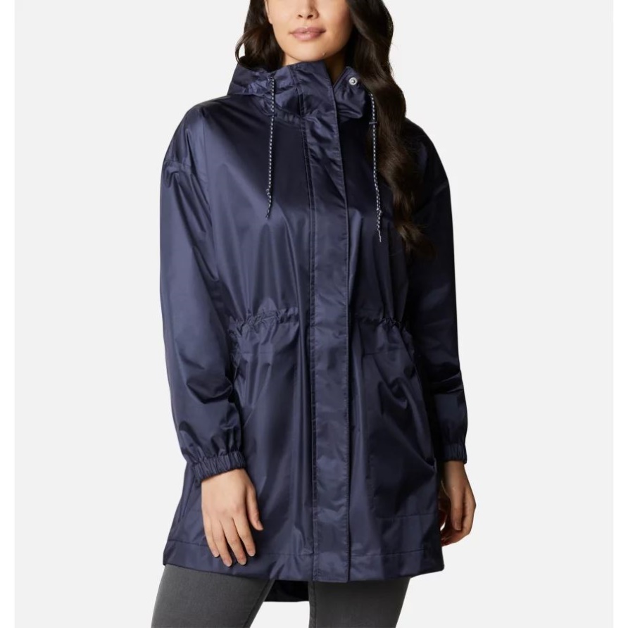 Columbia Wasserdichte Spritzseitenjacke Für Damen Nachtaktiv
